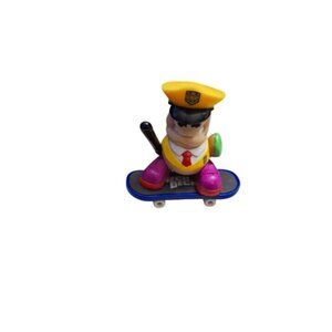 Tech Deck Dudes Barney Cop Evolution Holding Donut and Skateboard Toy